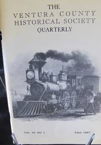 Ventura County Railroads by Myrick  David F - Fall 1987