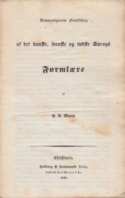 Sammenlignende fremstilling af det danske,…