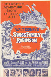 cover of Swiss Family Robinson (Original pressbook for the 1960 film)