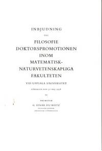 Inbjudning till filosofie doktorspromotionen inom…