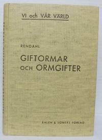 Giftormar och ormgifter.