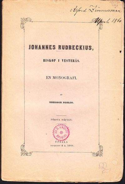 Johannes Rudbeckius, biskop i Vesterås. En…