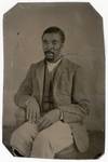 African American Tintype of Gentleman with Goatee