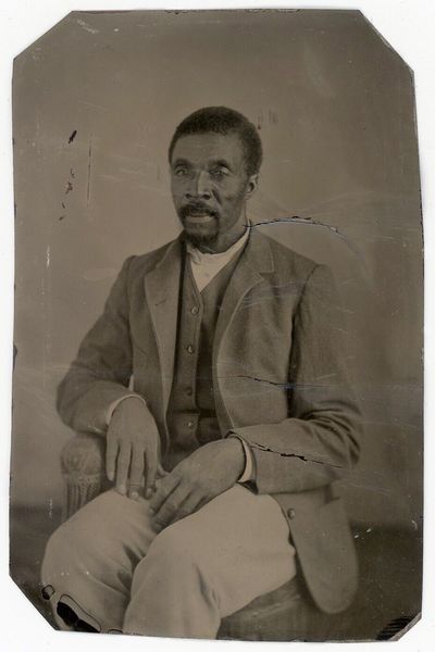 African American Tintype of Gentleman with Goatee