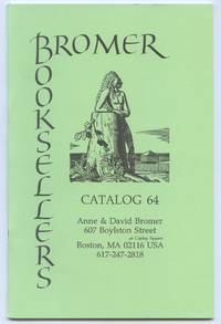 [Bookseller Catalog]: Bromer Booksellers: Catalog 64