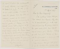 image of Autograph Letter Signed to Sir Paul Vinogradoff, 1854-1925, the Russian-born legal historian, (Sir Charles J., 1845-1920, F.B.A., Judge and Chief Commissioner in Assam, then Central Provinces, translator of Arabic poems)