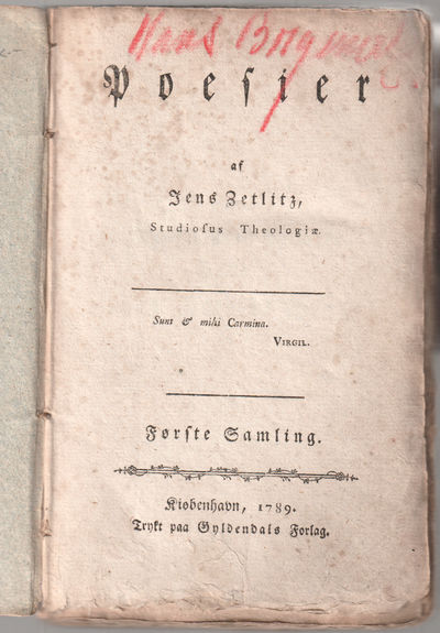 Poesier.  Første Samling