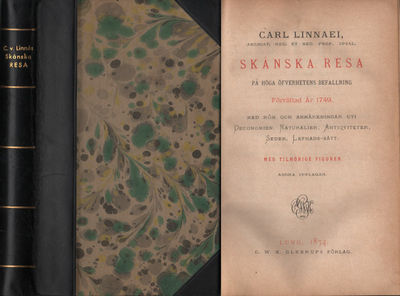 CARL LINNAEI, SKÅNSKA RESA PÅ HÖGA ÖVERHETENS…