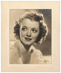 Large Photograph Inscribed by Janet Gaynor to Gray Delmar