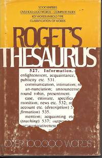 Roget's Thesaurus Of Synonyms And Antonyms