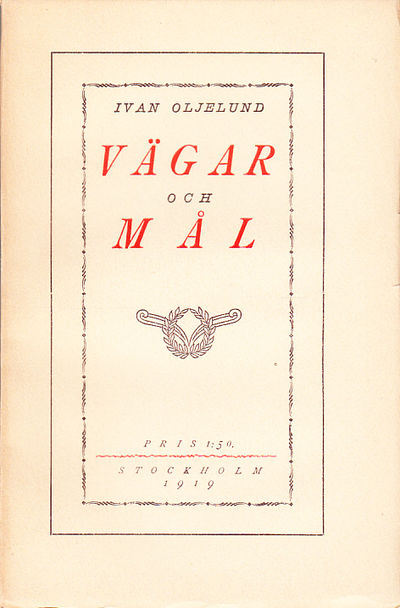 Vägar och mål. Några tankelinjer och drömbilder.…