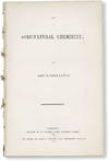 On Agricultural Chemistry