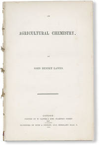On Agricultural Chemistry