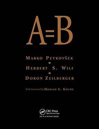 A = B by Zeilberger, Doron