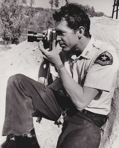 In the Heat of the Night (Original photograph of Warren Oates on the set of the 1967 film)