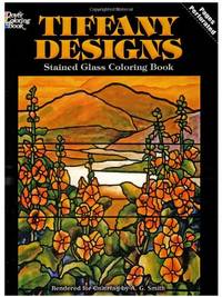 Tiffany Designs Stained Glass Coloring Book (Dover Design Stained Glass Coloring Book)