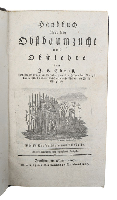 Handbuch über die Obstbaumzucht und Obstlehre. Zweyte vermehrte und verbesserte ausgabe. - [RARE WORK ON POMOLOGY] (photo 2)