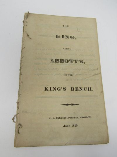 The King, Versus Abbott's in the King's Bench