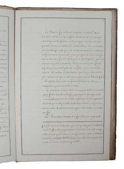 Examen Phisique et Chimique du Fer et de l'Acier production qui en résultent et leur Usages. (photo 2)
