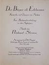 [Op. 60 (iii)]. Der Bürger als Edelmann Komödie mit Tänzen von Molière Freie Bühnenbearbeitung in drei Aufzügen... Arrangement von Otto Singer. Vollständiger Klavier-Auszug mit deutschem Text Preis M. 12._netto. [Piano-vocal score]