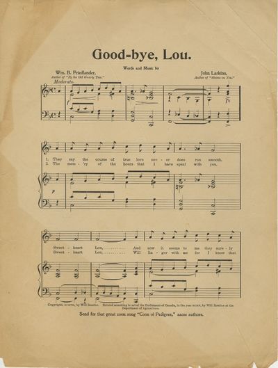 Good Bye Lou. A Gem From the Black...; (photo 1)