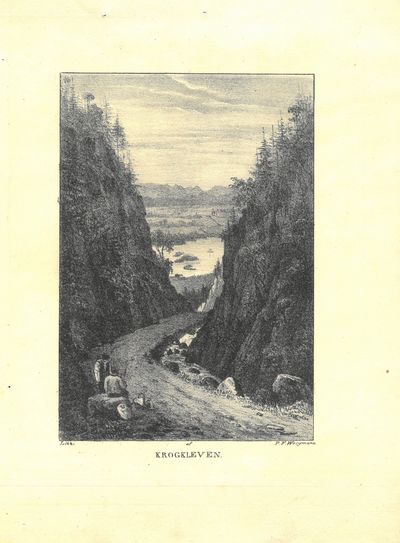Norge, fremstillet i lithographerede Billeder efter Naturen. Af (...), Landskabsmaler. 2det Hefte. Hvert Hefte indeholder 4 Prospecter med vedföiet Text. (photo 3)
