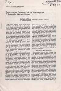 image of Comparative Osteology of the Plethodontid Salamander Genus Aneides