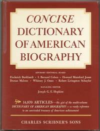 Concise Dictionary of American Biography