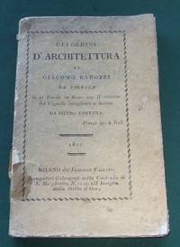 cover of gli ordini d'architettura di giacomo barozzi