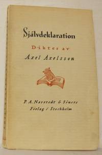 Självdeklaration. Dikter.