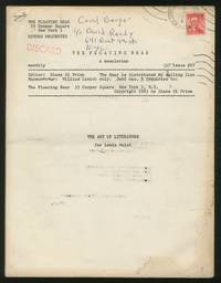 The Floating Bear #27 by edited by and Michael Rumaker) and Diane di Prima - First Edition - 1963 - from Between the Covers- Rare Books, Inc. ABAA (SKU: 369077)