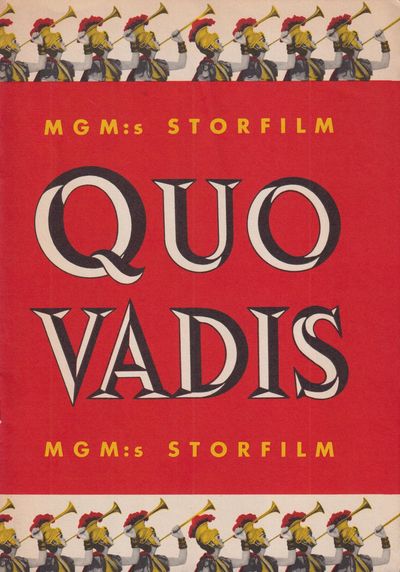MGM:s storfilm. Quo vadis.
