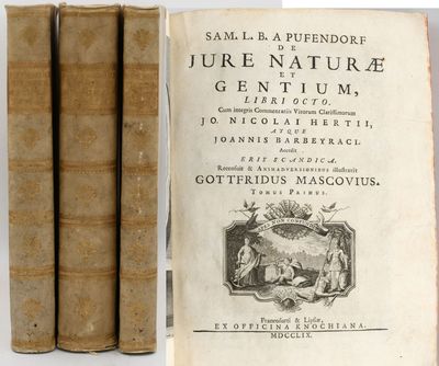 Francofurti & Libsiae: Ex Officina Knochiana, 1759. Reprint. Full Leather. Very Good binding. Three ...