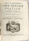 View Image 2 of 3 for  DE JURE NATURAE ET GENTIUM, LIBRI OCTO. CUM INTEGRIS COMMENTARIIS VIRORUM CLARISSIMORUM JO. NICOLAI... Inventory #298426