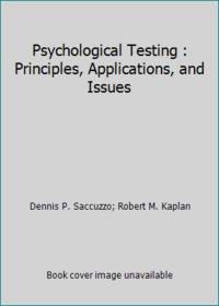 Psychological Testing : Principles, Applications, and Issues