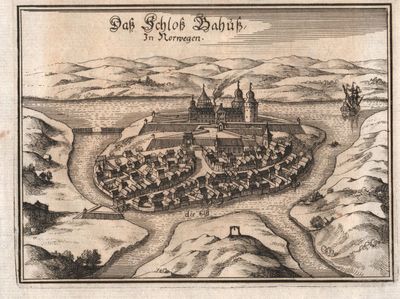Das Schloss Bahus in Norwegen.