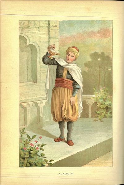 The Arabian nights’ entertainments. A new edition, revised, with notes. By the Rev. Geo. Fyler Townsend, M. A. With original illustrations and sixteen page plates printed in colours. (photo 3)