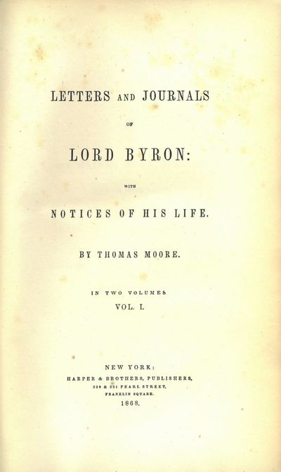Letters and journals of Lord Byron : with notices…