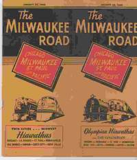 image of The Milwaukee Road timetable for Olympian/Hiawathas