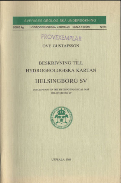 BESKRIVNING TILL HYDROGEOLOGISKA KARTAN…