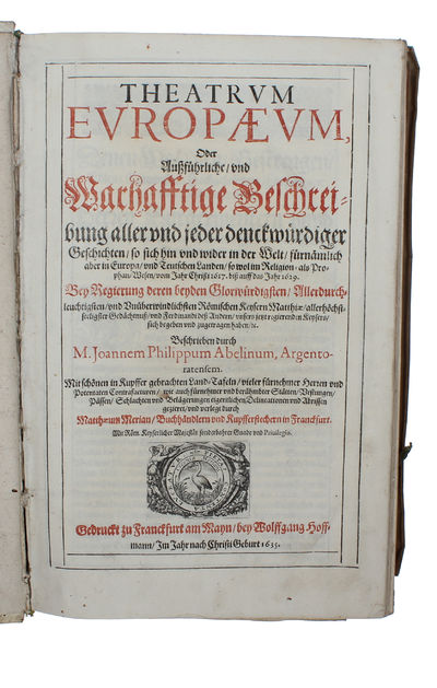 Theatrum Europaeum, oder Aussfuhrliche, und Warhafftige Beschreibung aller und jeder denckwurdiger Geschichten. (photo 5)