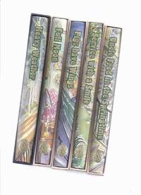cover of 5 BLANDINGS Volumes in Slipcases: Heavy Weather; Full Moon; Pigs Have Wings; Service with a Smile; Uncle Fred in the Springtime -by P G Wodehouse
