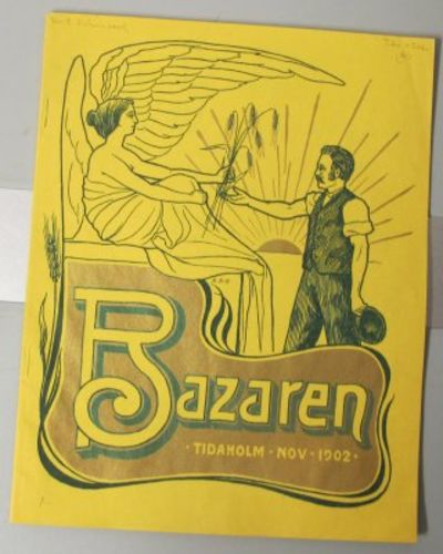 Bazaren. Tidaholm, nov, 1902.