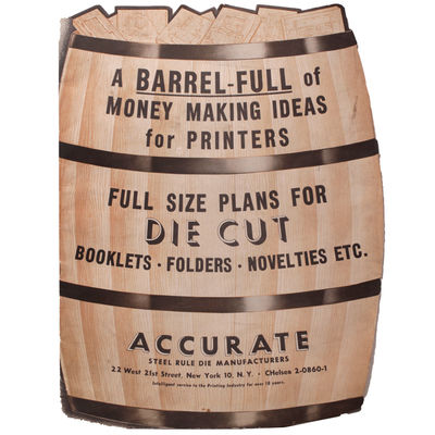 A Barrell-Full of Money Making Ideas for Printers, Full Size Plans for Die Cut Booklets, Folders, Novelties