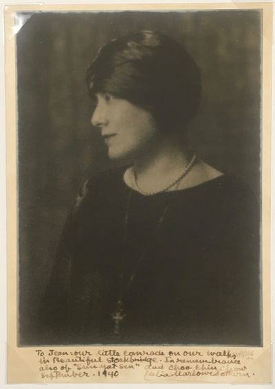 Portrait of Julia Marlowe. [Inscribed by Marlow to a Friend, 1940]