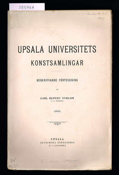 Upsala universitets konstsamlingar. Beskrifvande…