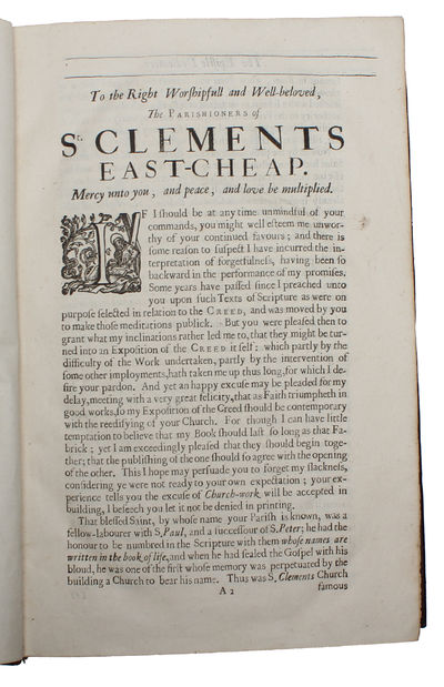An Exposition of the Creed. The Third Edition, Revised and now more Enlarged. - ["THE VERY DUST OF HIS WRITINGS IS GOLD"] (photo 3)