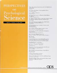 cover of Perspectives On Psychological Science (Volume 4, Number 4, July 2009)