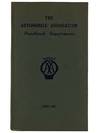 The Automobile Association Handbook Supplement, 1937-38