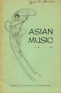 image of Asian Music: II-1; 1971 (Journal of the Society for Asian Music)